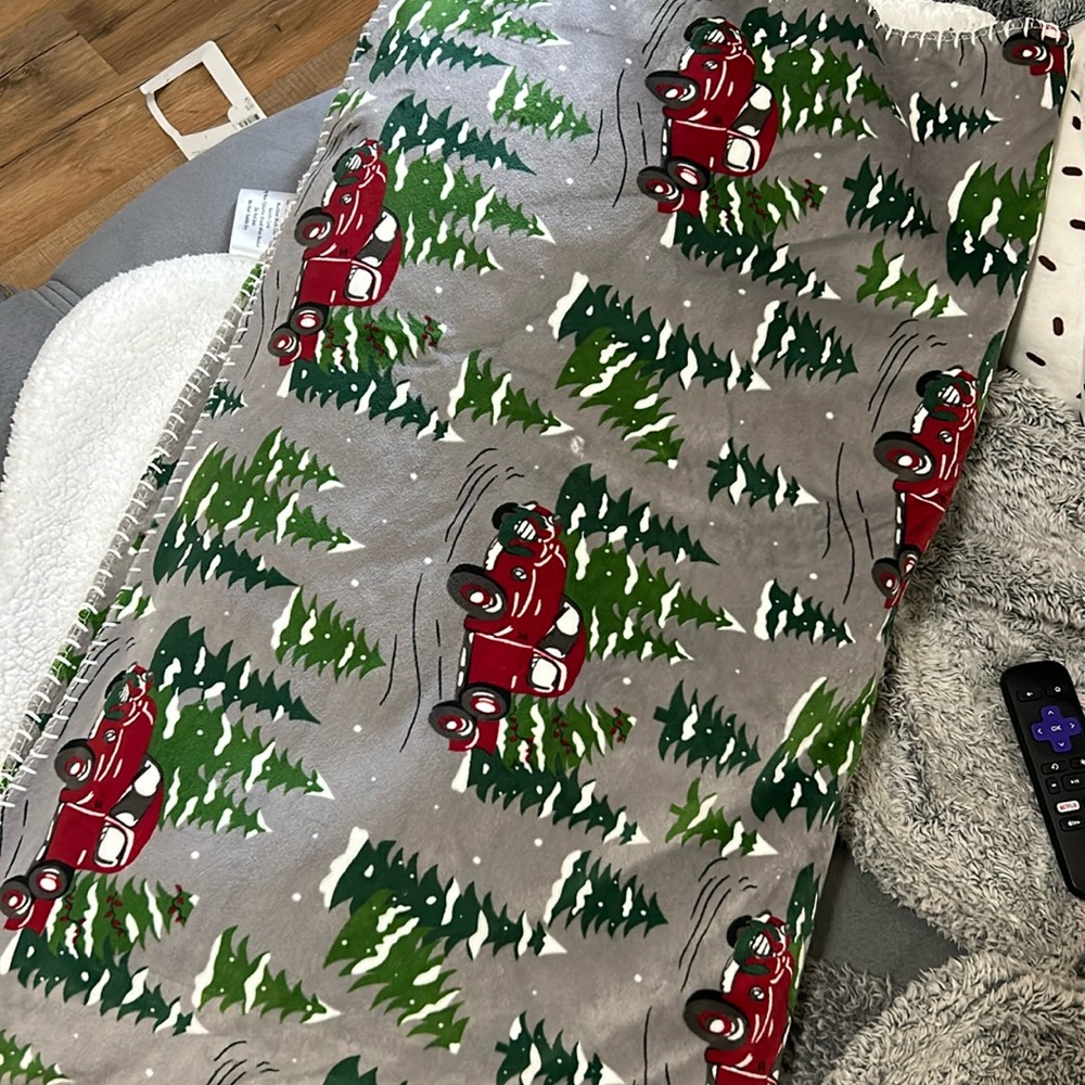 Cotton Christmas Blanket